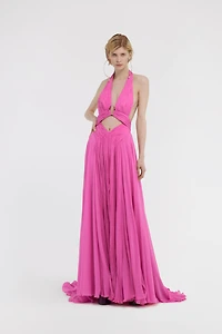 Long dress with cut out