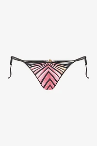 Swim Briefs With Ray Of Pink Print