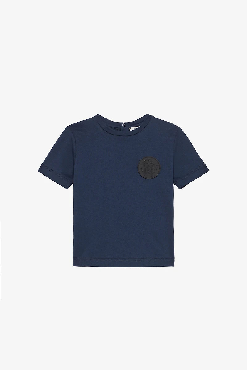 Soft Cotton T-Shirt With Patch