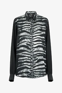 Zebra-Print Shirt