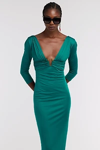 Dress with fang detail