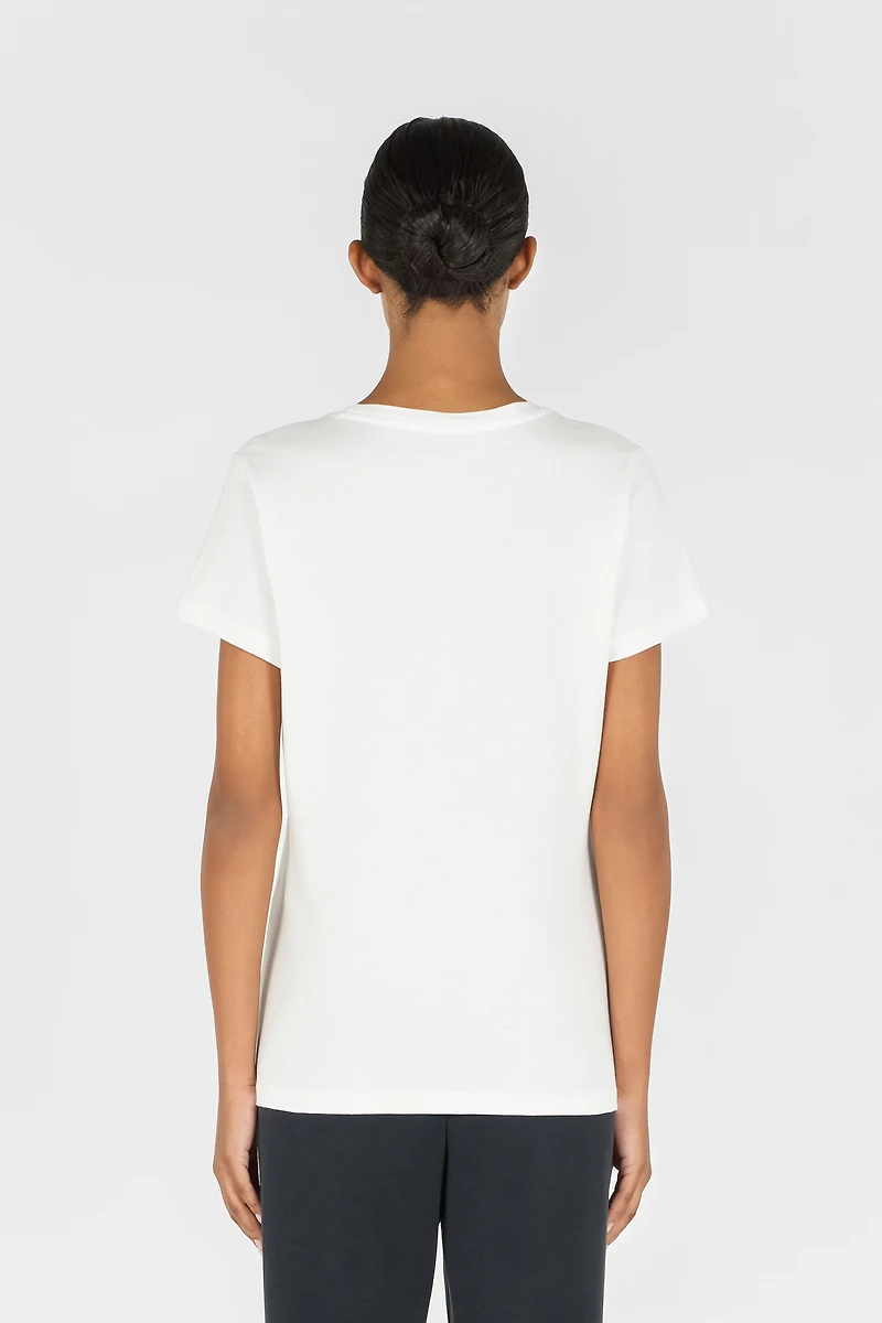 Flower and Monogram RC T-shirt