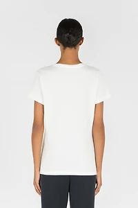 Flower and Monogram RC T-shirt