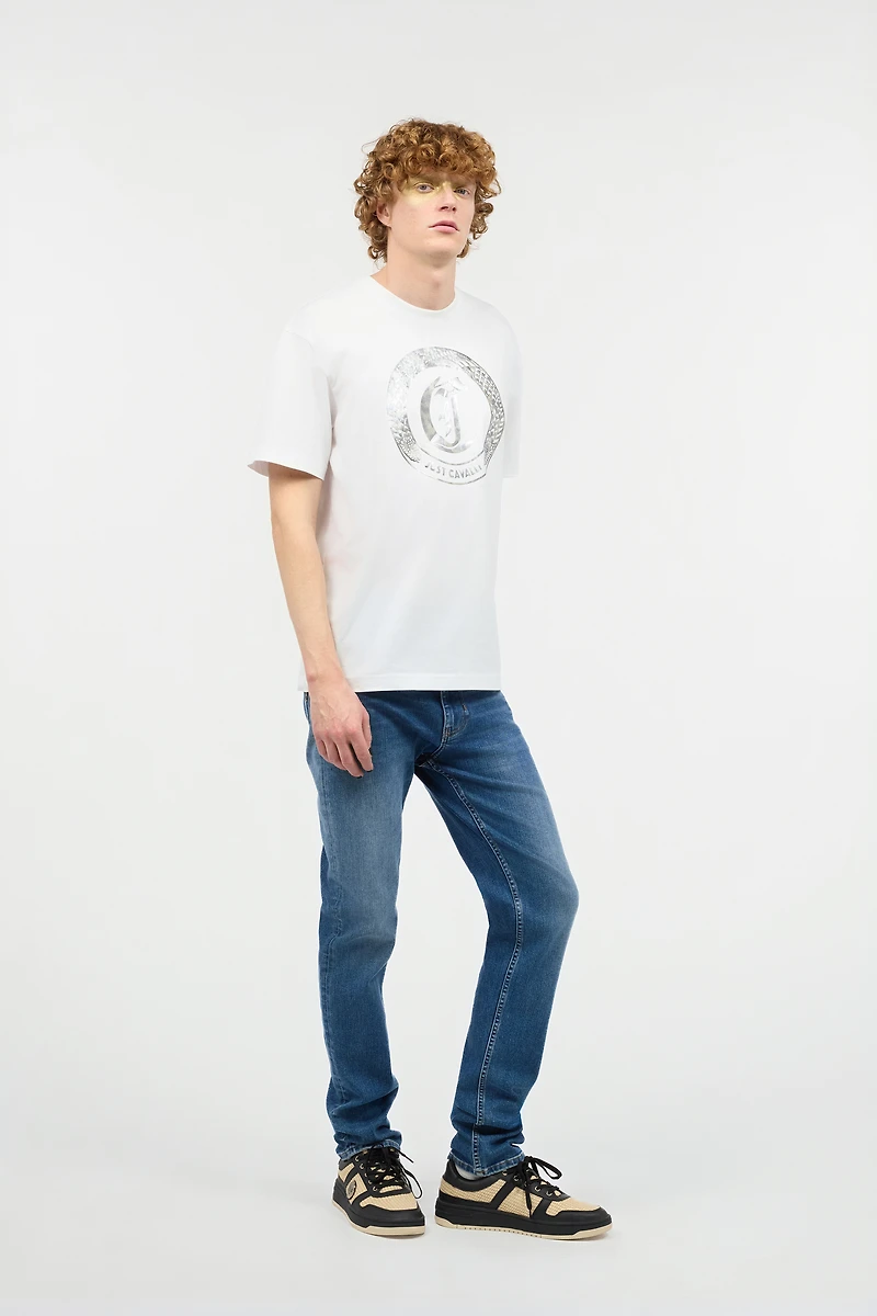 T-Shirt With Front Logo Print