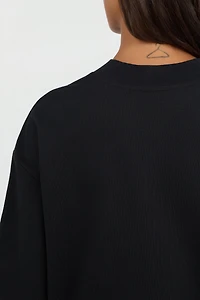 Just Cavalli Black T-Shirt with Rhinestone Logo
