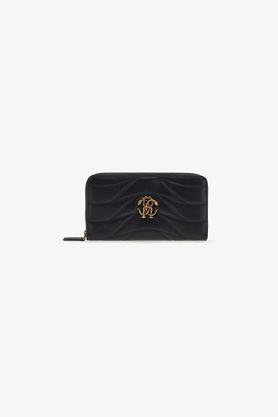Wallet with Monogram RC and zip