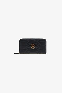 Wallet with Monogram RC and zip