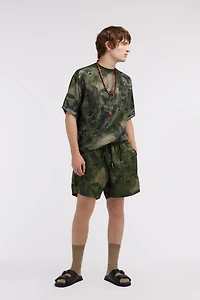 T-shirt with Hawaii Green print