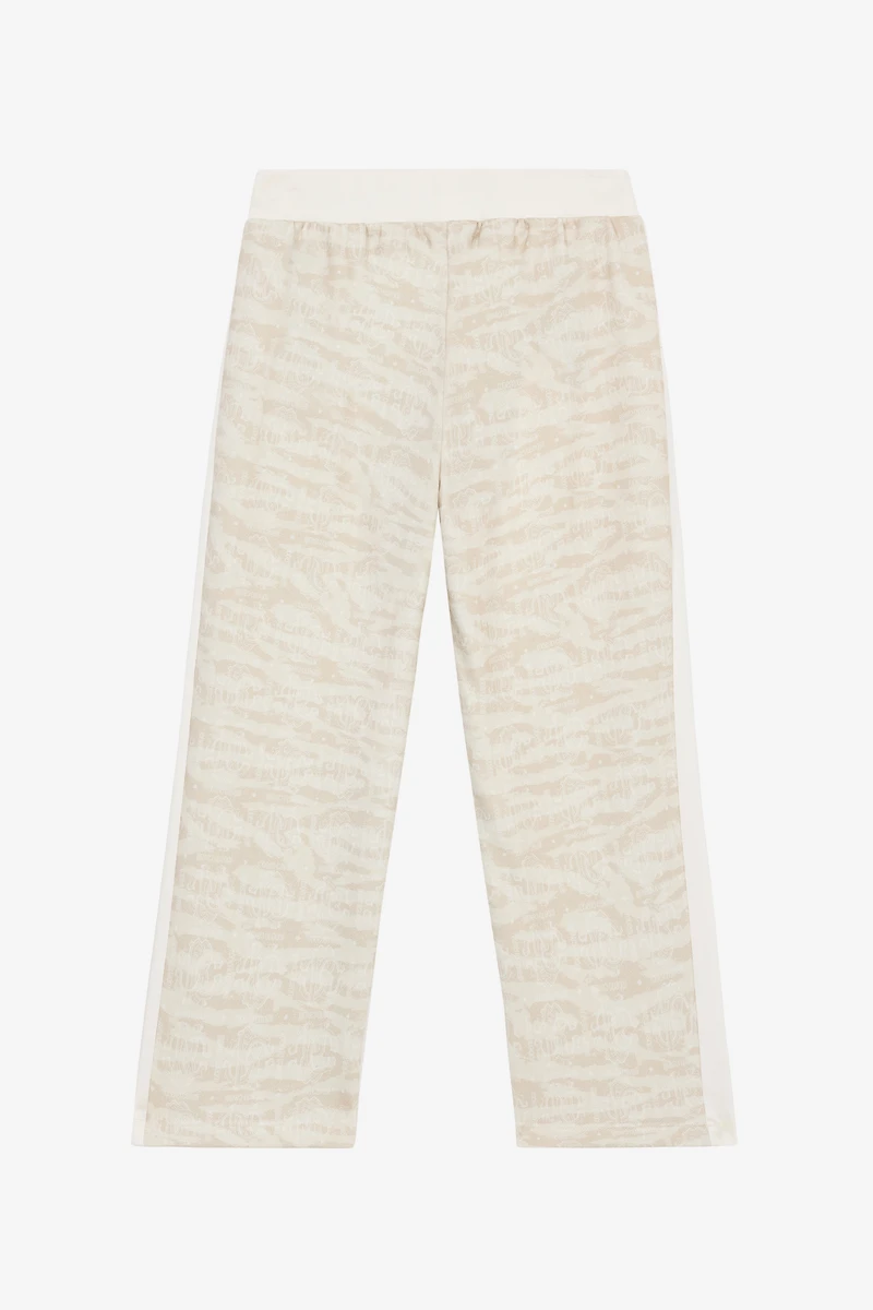 Sport Pants With Tiger Skin Print