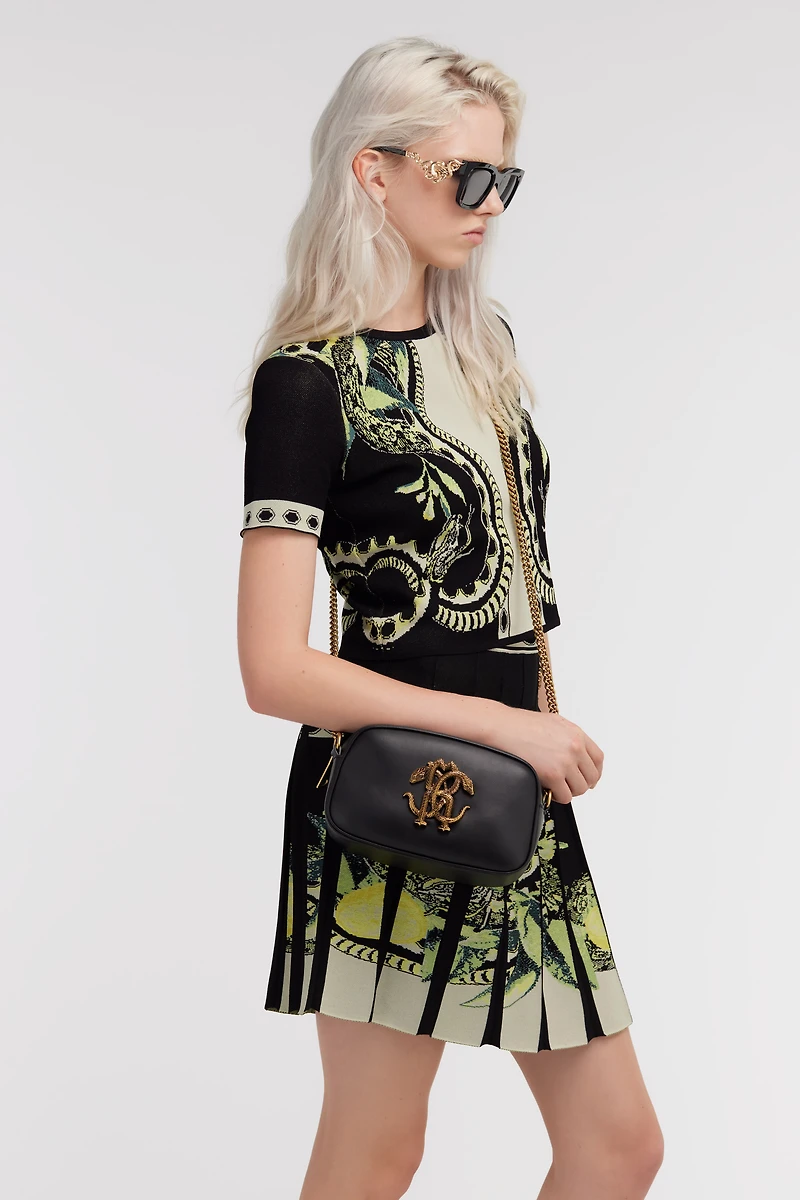 Shoulder bag with Monogram Mirror Snake