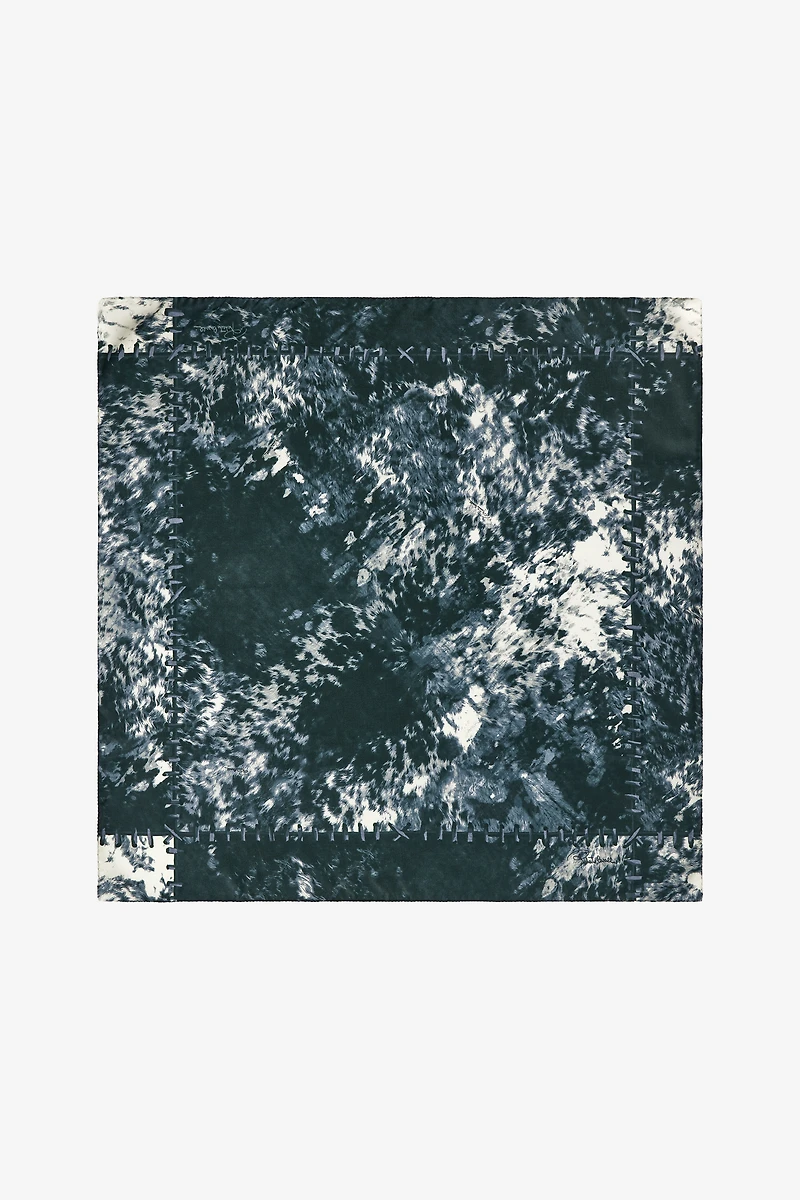 Silk Scarf with Appaloosa Print