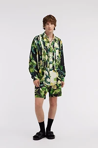 Swim shorts with Lemon print