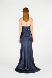 Long Dress with Cowl Neck