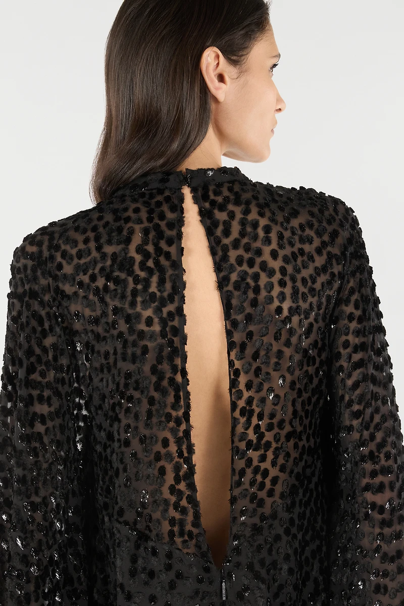 Polka-Dot Caftan