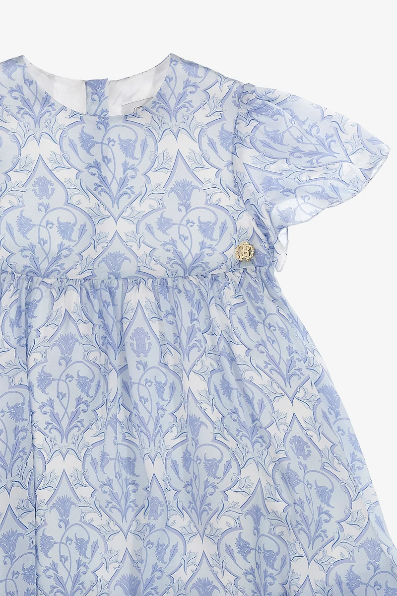 Baroque Floral Dress