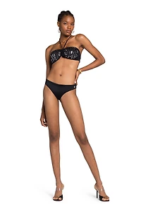 Black Logo Monogram RC Bikini