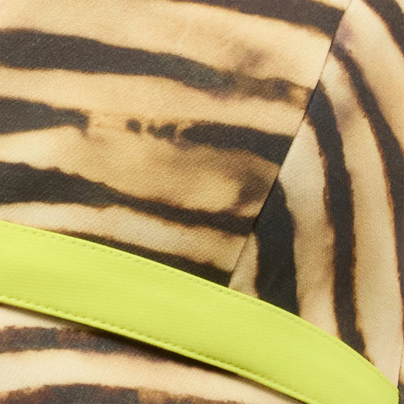 Crop Top With Tiger Skin Print
