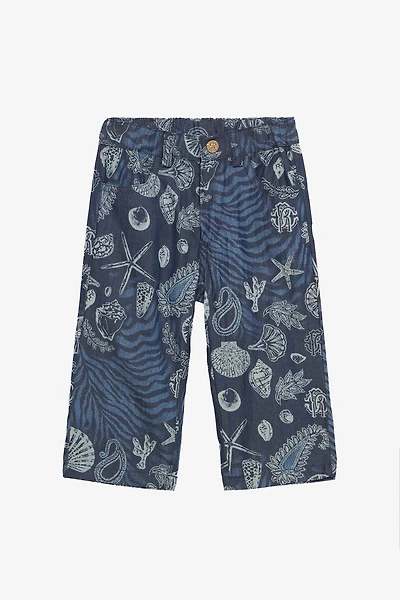 Marine-Print Shorts