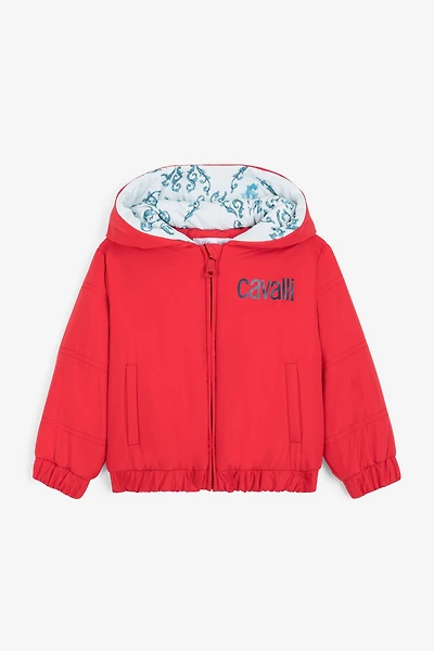 Logo-Print Padded Jacket