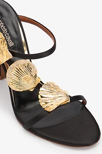 Sandals With Golden Shells