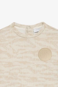 Sweatshirt With RC Monogram And Tiger Skin Print