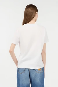 T-Shirt With JC Monogram
