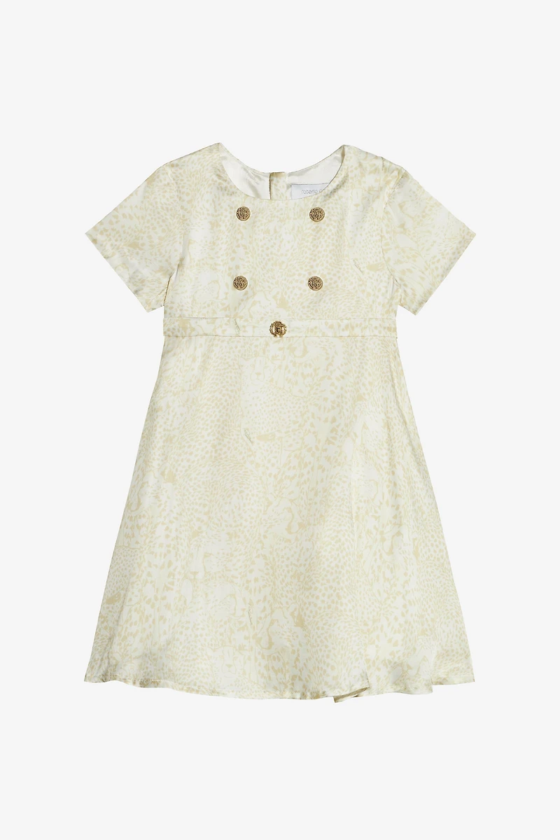 Dress With Cheetahs And Cheetah Skin