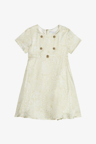 Dress With Cheetahs And Cheetah Skin