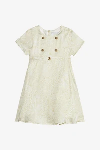 Dress With Cheetahs And Cheetah Skin