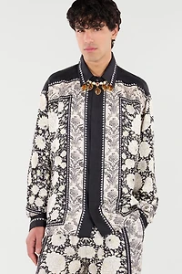 Silk Shirt With Floral Print