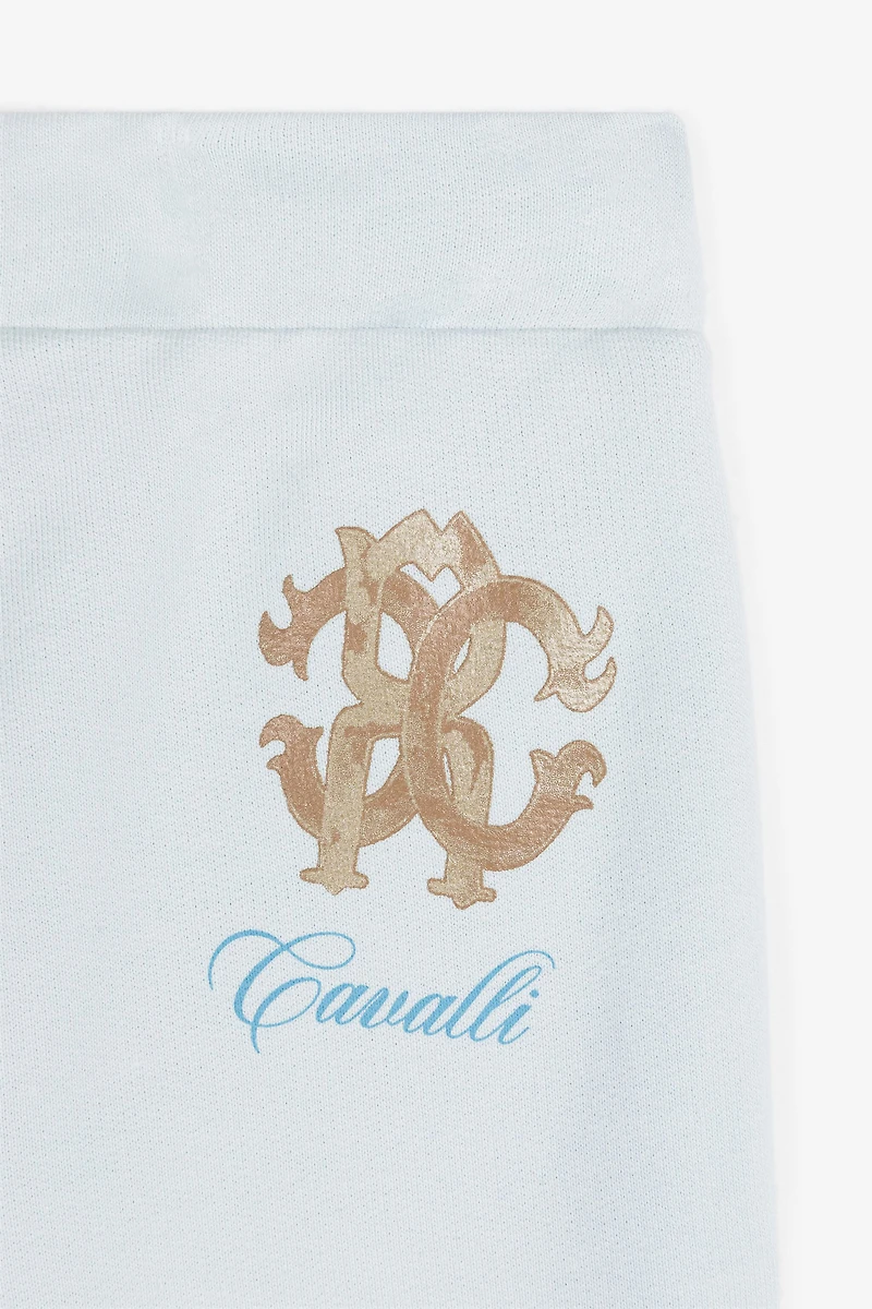 RC Monogram-Print Cotton Track Pants