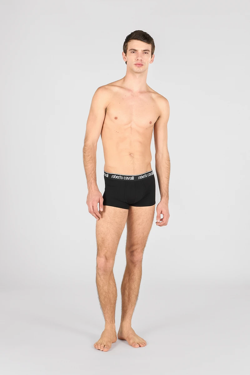 Set of two boxer shorts with logo band