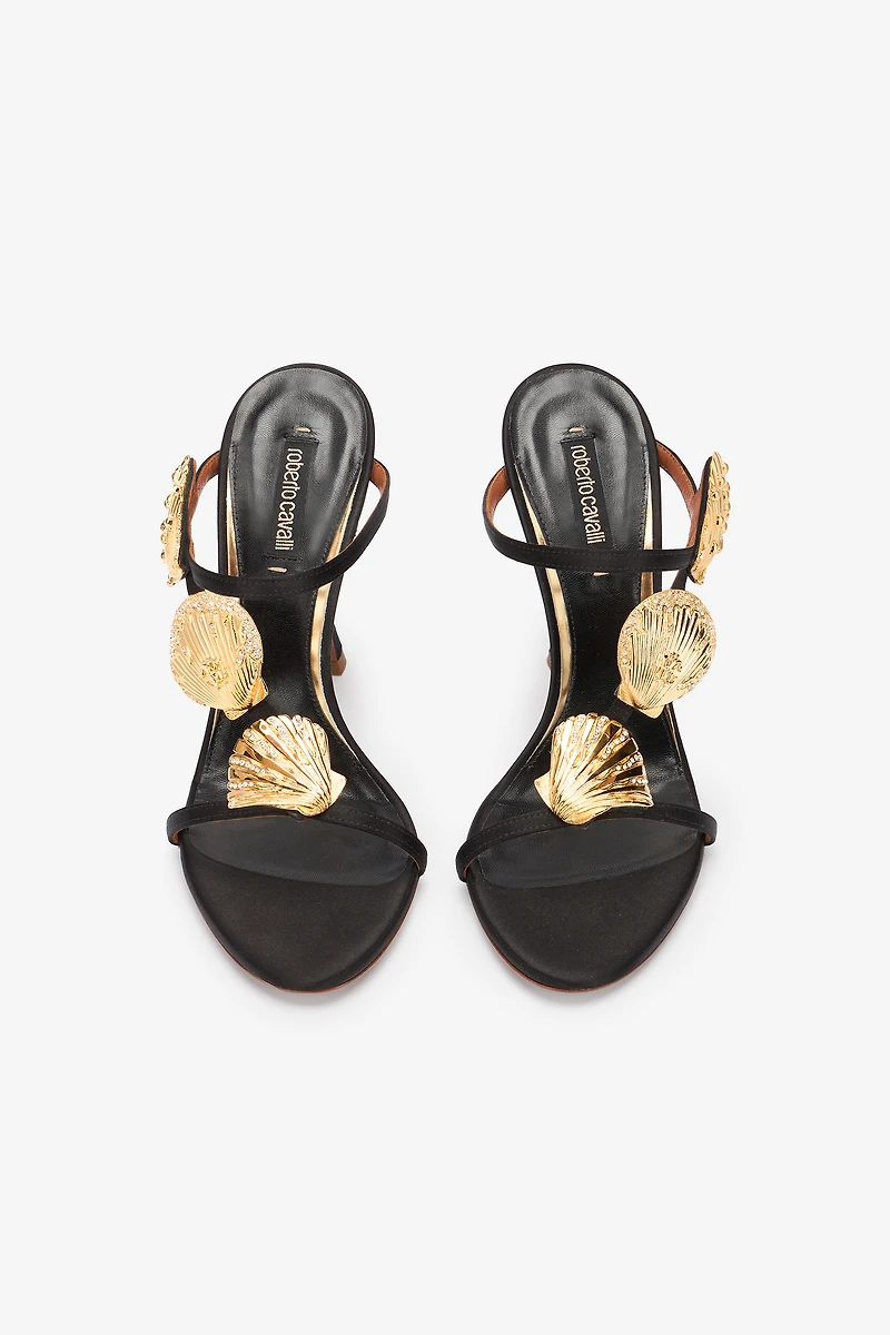 Sandals With Golden Shells