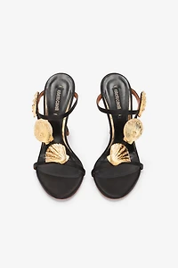 Sandals With Golden Shells