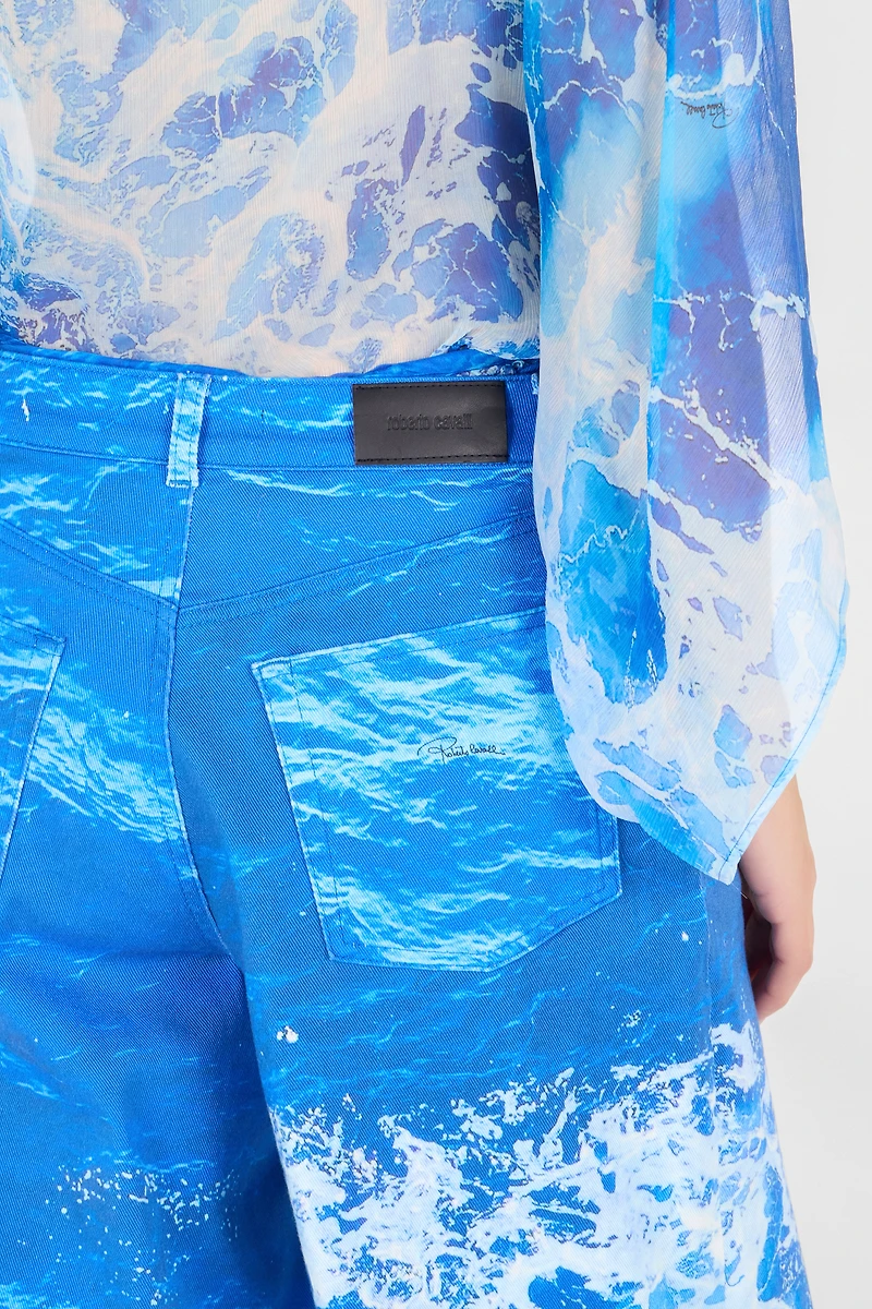 Stretto di Messina Print Jeans