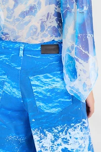 Stretto di Messina Print Jeans