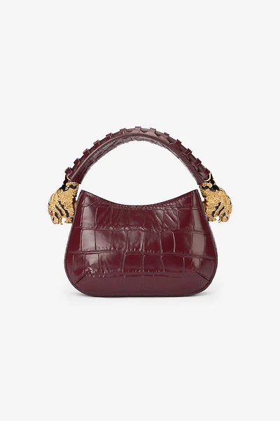 Mini Roar Bag With Crocodile Print