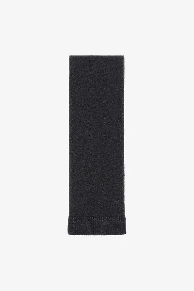 Grey Scarf With Monogram RC