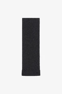 Grey Scarf With Monogram RC