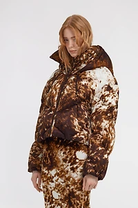Appaloosa Print Puffer Jacket