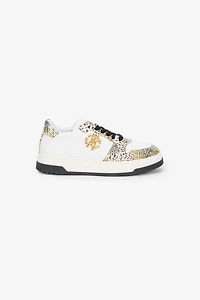 Leopard Print Sneaker with Monogram RC