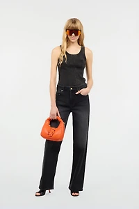 Jeans With Logo On The Back