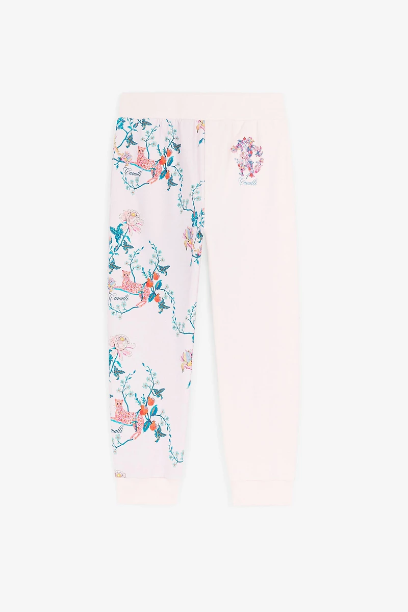 Floral-Print Cotton Sweatpants