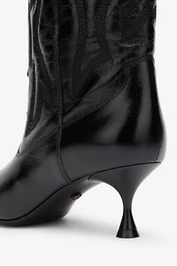 Boots With Quilted Motif