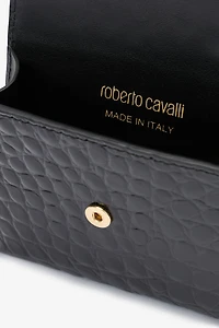 Cardholder with crocodile print