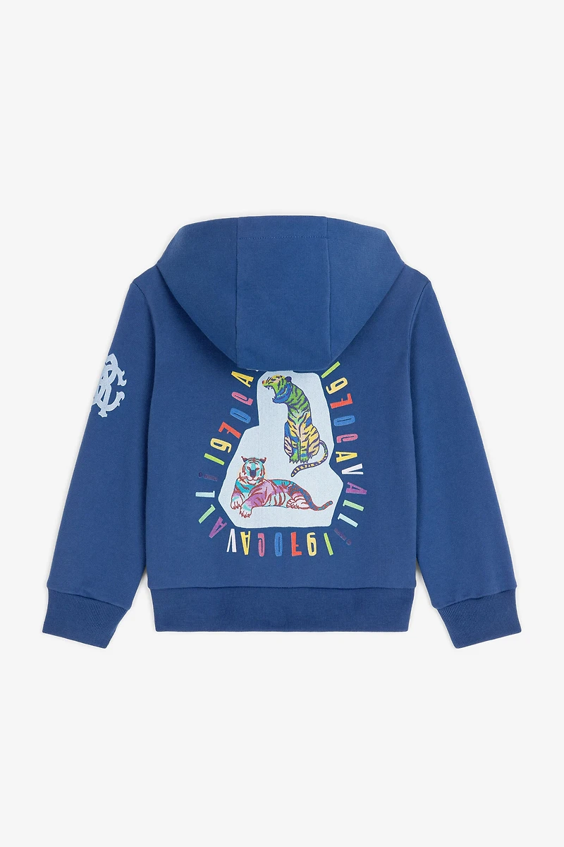 Logo-Print Cotton Hoodie
