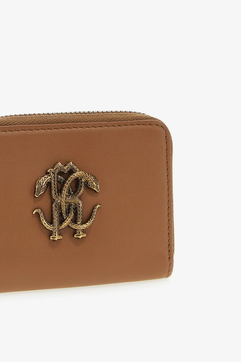 Small wallet with Monogram RC and zip