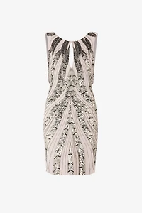 Sequin-embellished silk dress