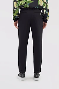 Tailored slim pants with fang