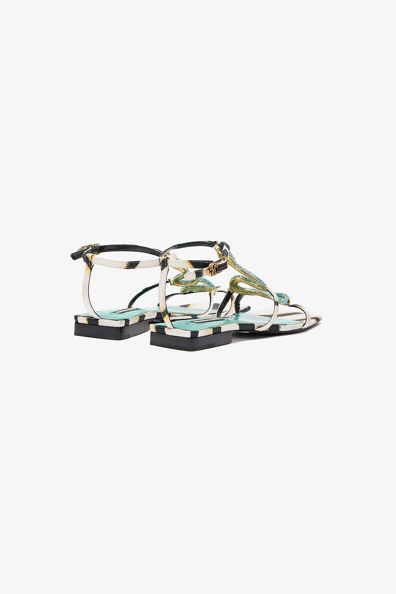 Ray of Sea Print Sandal
